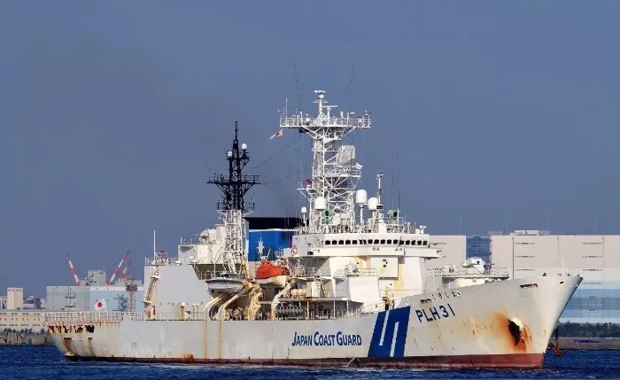 日本 PLH-31 敷島號海保船。   圖：翻攝自騰訊網