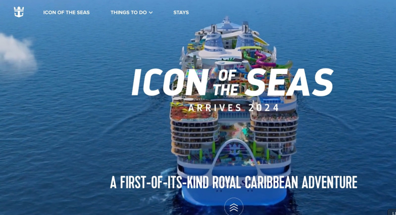海洋標誌號是由豪華郵輪品牌「皇家加勒比國際遊輪」推出的當家代表，無論船身尺寸、總噸位，抑或近萬人的最大載客數都達全球之最。   圖：擷取自「皇家加勒比國際遊輪」官網