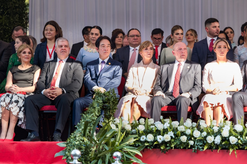 副總統賴清德出席巴拉圭新任總統貝尼亞就職典禮。   圖：總統府提供