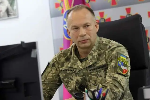 烏陸軍總司令亞歷山大-西爾斯基表示，庫皮揚斯克的局勢「很復雜」，俄軍隨時都可能占領這座城市。   圖：翻攝自第一軍情