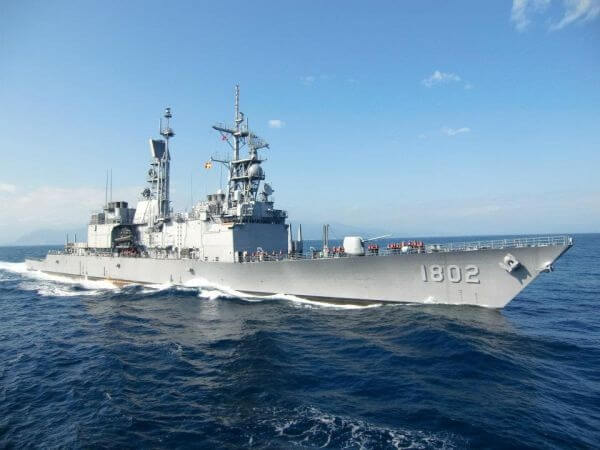 現代軍艦全球排名錄公布2023年度全球海軍實力排名，中華民國海軍在36個評比國中列名12。圖為購自美軍退役紀德級艦2005年成軍「蘇澳號(DDG-1802)」驅逐艦。   圖：翻攝navy.mnd.gov.tw