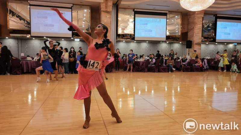 將代表台灣參加首屆運動舞蹈單人舞世錦賽的郭品薰。   圖：孫家銘攝