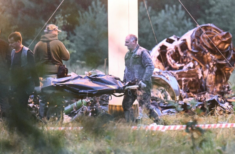 普里戈津搭乘私人飛機23日發生墜機意外，普里戈津據信已死於空難。   圖：美聯社／達志影像