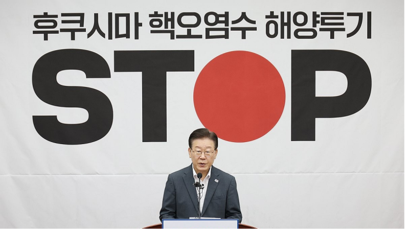 南韓最大在野黨共同民主黨黨魁李在明。   圖：翻攝自騰訊網