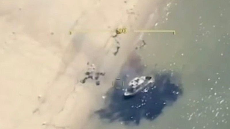 然而，日前烏軍才使用土製攻擊無人機拜拉克塔爾 TB2（Bayraktar TB2）擊毀一艘俄軍巡邏艇，並造成 6 名人員身亡。   圖：取自烏克蘭國防部
