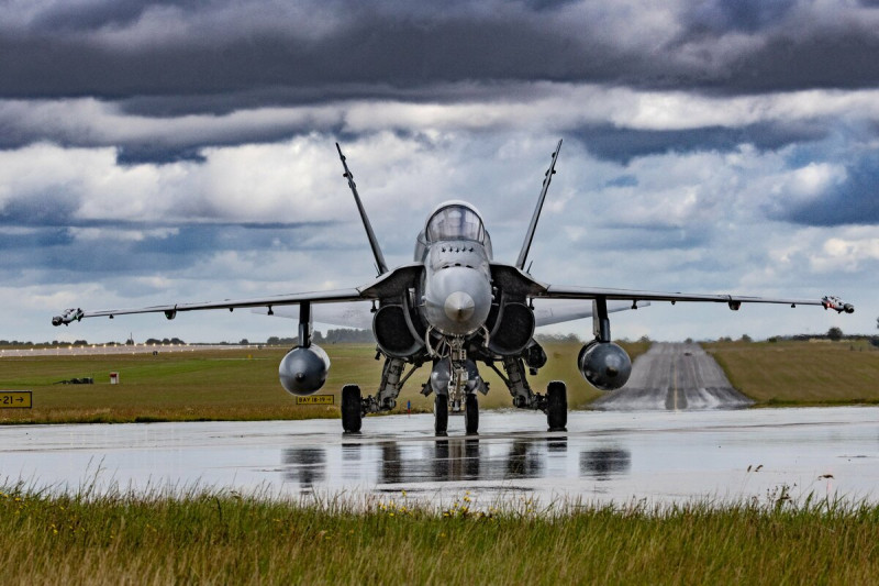 英國皇家空軍戰鬥機   圖：翻攝自Royal Air Force的推特