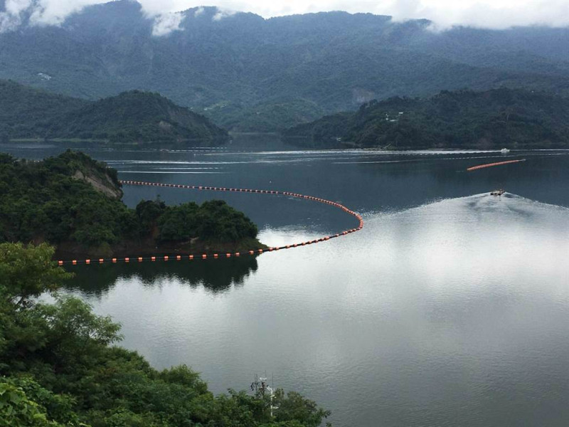 曾文水庫上游昨日的單日累積降雨量達到127.7毫米，估可帶來逾5500萬噸的進水效益。   圖：南區水資源局／提供