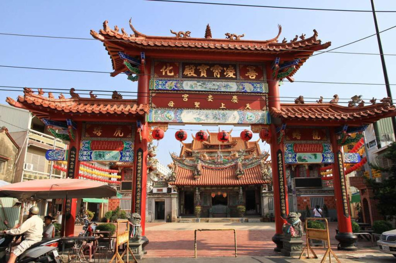 善化老街上的直轄市定古蹟－慶安宫。   圖：取自台南藝術節