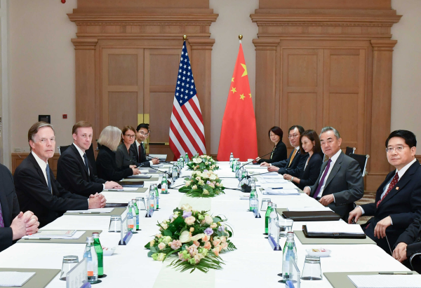 白宮國家安全顧問蘇利文和中國外交部長王毅於9月16日至9月17日會談。   翻攝自中國外交部網站