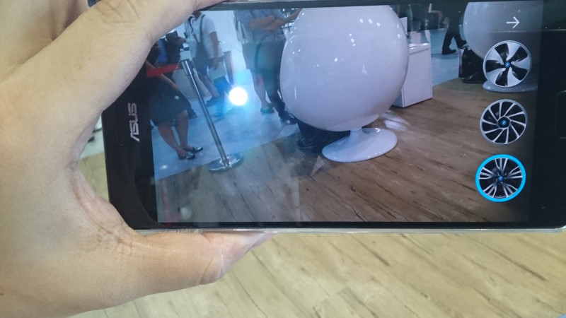 ZenFone VR測試。   圖：游家平／攝