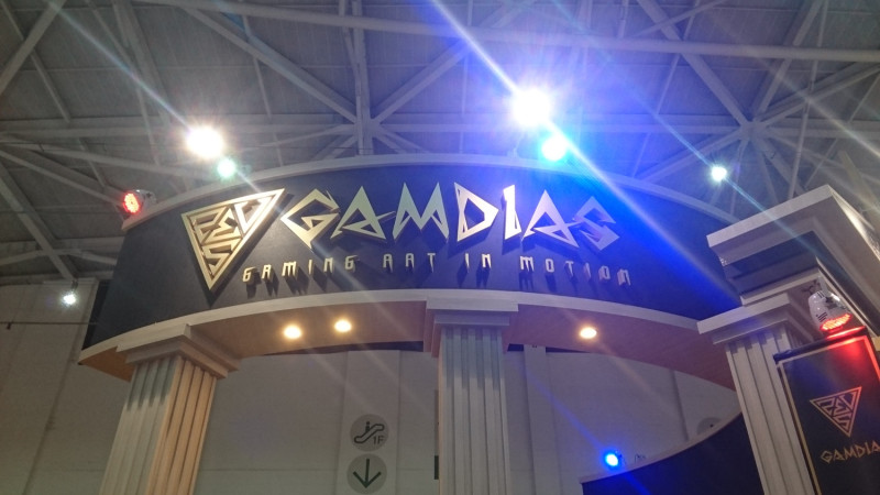 本次訪問的GAMDIAS，是以國外市場為主的台灣本地公司，目前台灣市面上少有他們的商品。   圖：游家平／攝