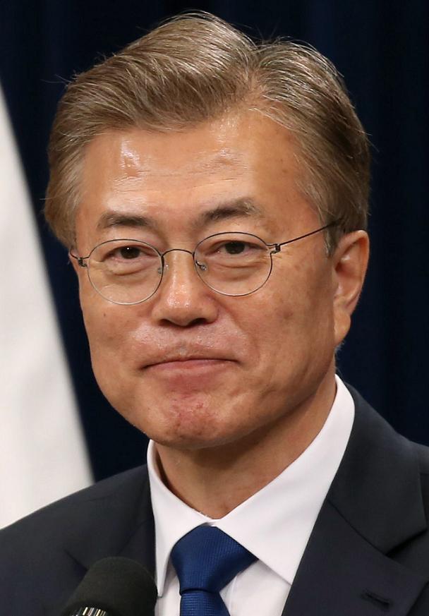 韓國新總統文在寅表示，並不會改變部署薩德的決定。   圖:翻攝自維基百科