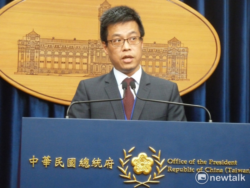 總統府發言人黃重諺13日感謝美國行政、國會對於台灣防衛的協助。   圖：新頭殼資料照片