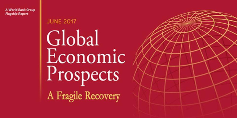 世界銀行最新《全球經濟展望報告》中，對全球經濟成長2.7%的預測不變。   圖：翻攝世界銀行臉書