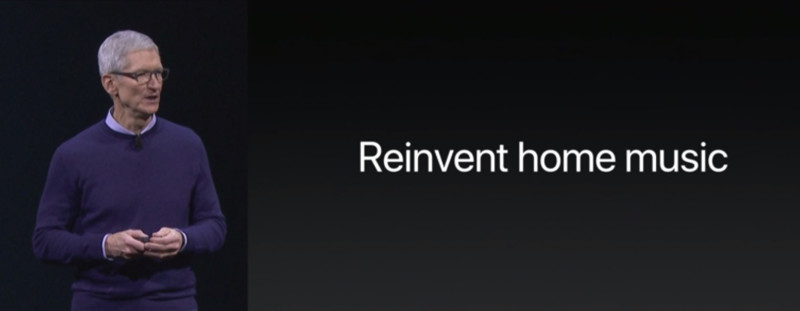 Apple對這次新產品的介紹是「重新定義家庭音樂體驗」。   圖：翻攝自Apple WWDC