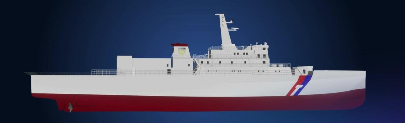 台船公司獲得海洋委員會海巡署艦隊分署「高緯度遠洋巡護船6艘設計建造統包案」   圖：台船提供