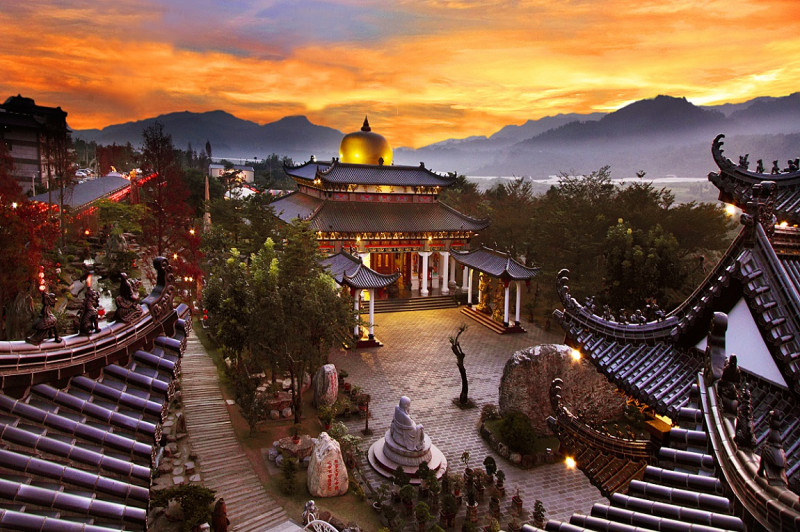 玄空法寺夜景。   圖：台南市政府觀光旅遊局／提供