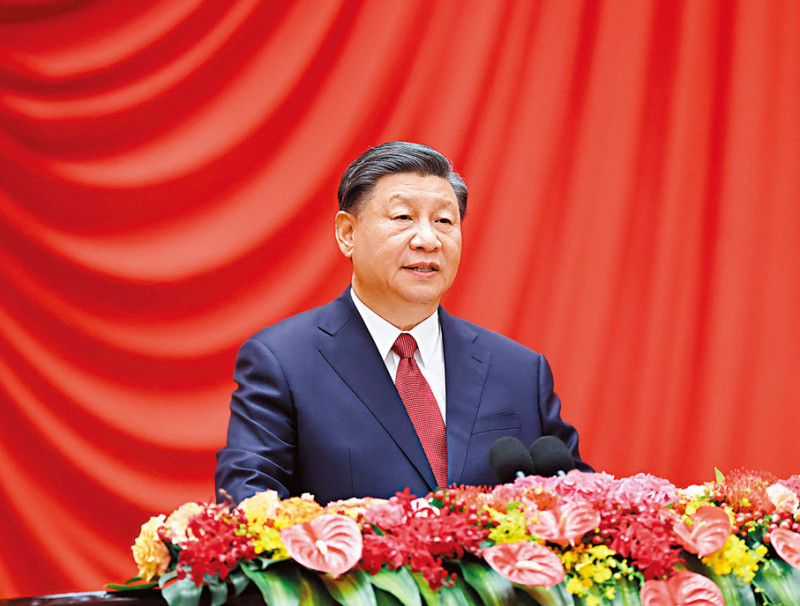 中國國家主席習近平。   圖：取自官媒《新華社》( 資料照 )