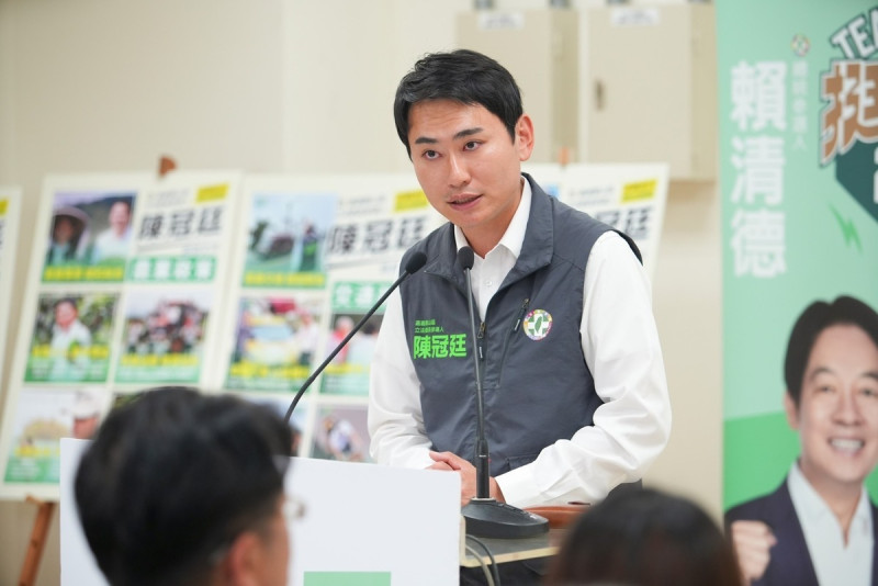 民進黨提名嘉義縣山區立委參選人陳冠廷。   圖：陳冠廷競辦提供