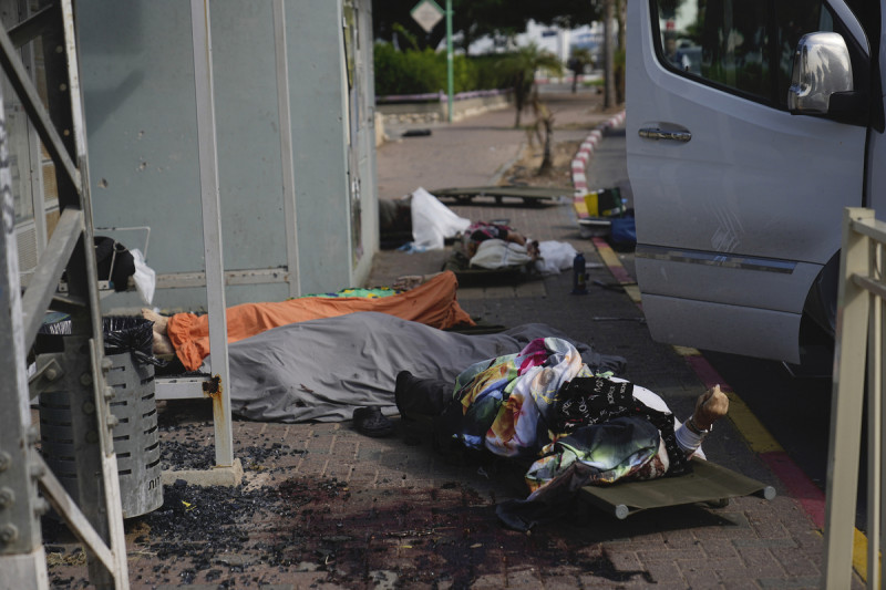 伊斯蘭激進組織「哈瑪斯」連日來屠殺、挾持大量以色列平民，攻擊行動更造成當地18位泰國人喪生。   圖：美聯社/達志影像