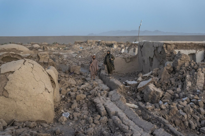 阿富汗近期發生了近 25 年以來最嚴重的地震。   圖：達志影像/美聯社