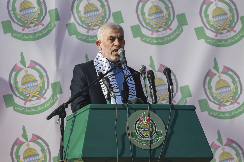 穆罕默德指責哈瑪斯領導人辛瓦命令恐怖分子「為所欲為」，本人卻沒有住在加薩。   圖：美聯社/達志影像