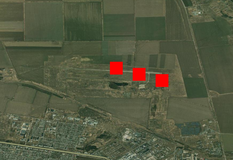 俄佔別爾江斯克機場遭烏軍攻擊。   圖：翻攝自 OSINTtechnical X（前推特）帳號