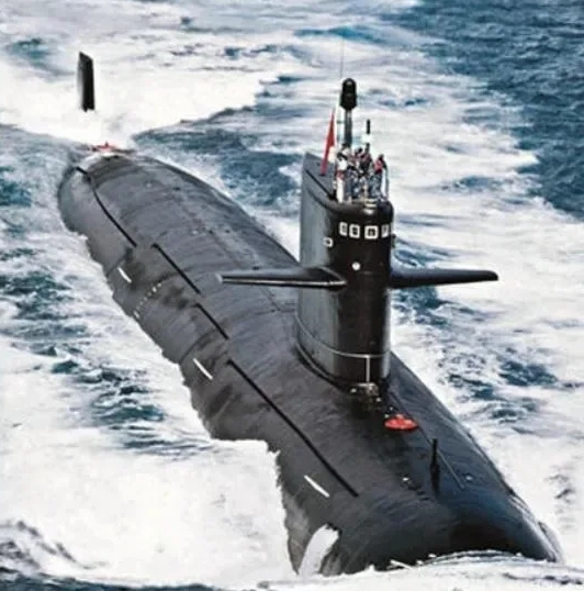 解放軍093商級核潛艦。   圖 : 新頭殼資料照片