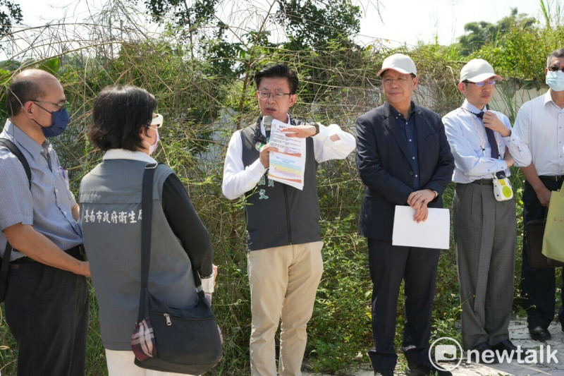 立法院財政委員會今日到台南安排考察，立委郭國文邀請衛福部、主計總處、審計部及財政委員會等相關單位，評估台南醫院至玉井長照機構設立聯合門診。   圖：黃博郎／攝