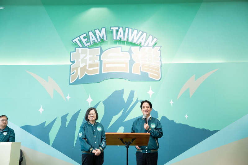 蔡英文稱讚賴清德是準備最充足，也是最適合繼續帶領台灣的人選。   圖：賴清德競辦／提供