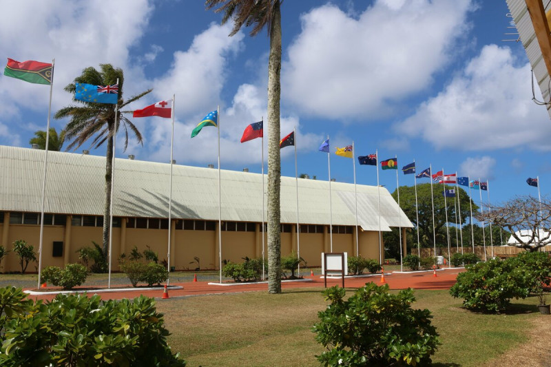 太平洋島國論壇（Pacific Islands Forum）當地時間 6 日將舉辦為期 5 天的領袖峰會。圖為此次主辦地庫克群島的拉羅湯加（Rarotonga）   圖：取自「X」@ForumSEC