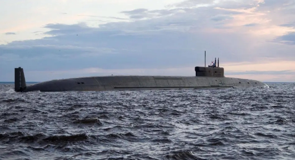  俄國「北風之神」級核潛艦。 圖 : 翻攝自沐風談兵論道 