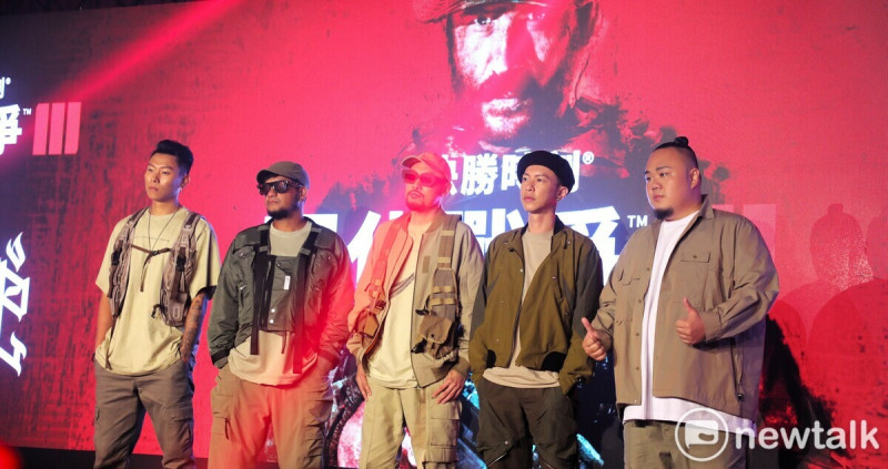 為慶祝史詩級上市，《決勝時刻》團隊與華語嘻哈流行天團「兄弟本色G.U.T.S」共創年度遊戲單曲〈Return to Duty〉   圖：蔡幸秀/攝