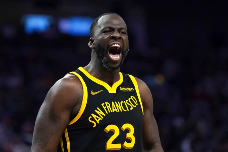 ▲Draymond Green在對上克里夫蘭騎士的比賽被驅逐出場，為生涯第17次。（圖／美聯社／達志影像）   