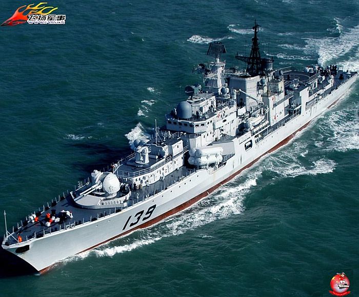 中國人民解放軍海軍驅逐艦「寧波號（DDG-139）」   圖：翻攝陸網/飛揚軍事（資料畫面）