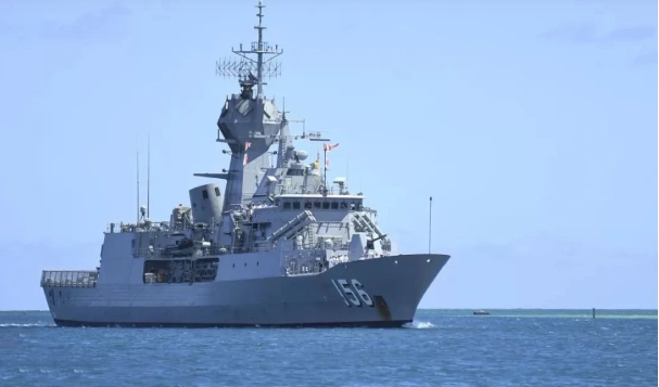澳洲「圖文巴號」護衛艦。   圖 : 翻攝自河東三叔