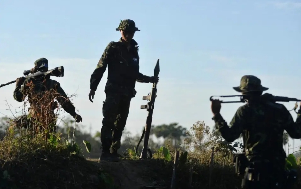 果敢民族民主同盟軍從緬軍手上奪下多個緬北要地。   圖 : 翻攝自雷姐的機械空間