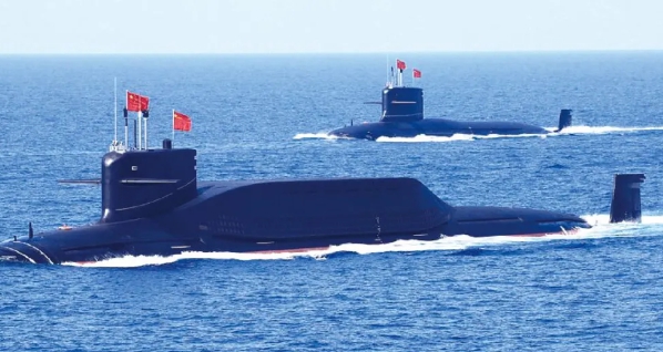 解放軍核潛艦的「泵推」技術已經實現「無聲化」，未來將以一種靜音模式穿航。   圖 : 翻攝自憑海觀島