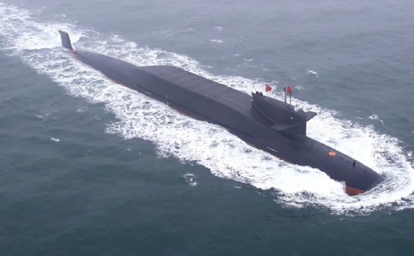 解放軍核潛艦。   圖 : 翻攝自憑海觀島