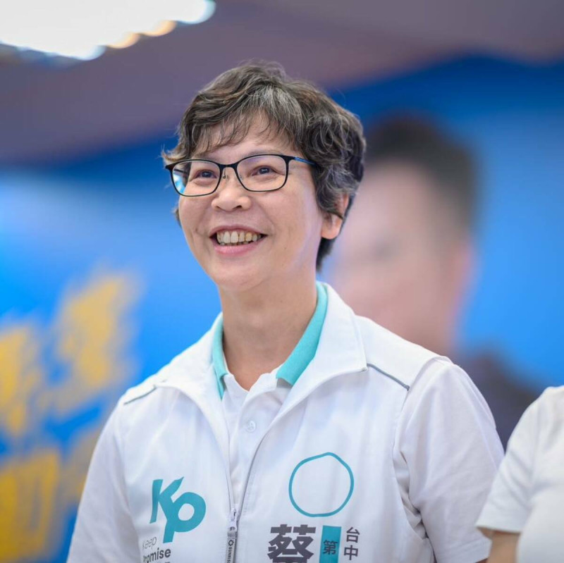 民眾黨台中立委第一選區參選人蔡壁如表示，自己對於「藍白破局」仍感到十分難過。   圖：取自  蔡璧如  臉書