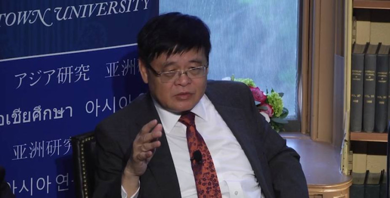 北京大學國際戰略研究院創始院長王緝思近來表示，中美尚未進入冷戰，並指雙方應當緩和在台灣議題上的緊張局勢。   圖：取自Georgetown大學官網