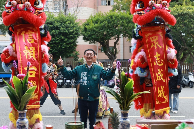 李坤城競選總部成立。 圖/李坤城競選總部提供