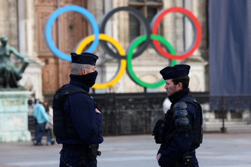 2024巴黎奧運將在明年7月26日登場，預估吸引多達1600萬名遊客到訪，法國黨局致力維安工作，不敢掉以輕心。   圖：達志影像／路透社