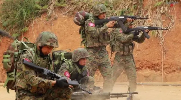 緬軍在緬北遭遇重大挫敗。   圖 : 翻攝自石忠時刻