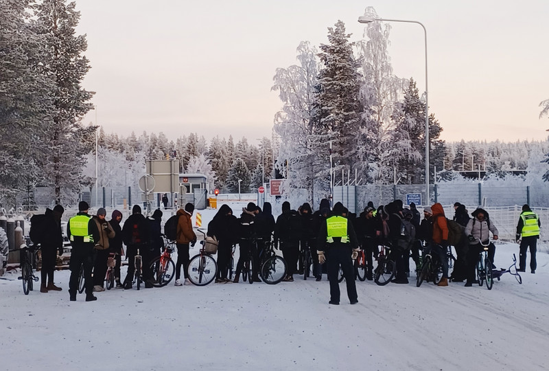 芬蘭近期宣布，將在 11 月 31 日至 12 月 13 日期間，關閉位於最北部的拉雅優謝皮邊境點。   圖：翻攝自 ChrisO_wiki X（前推特）帳號