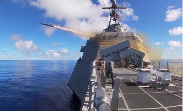 美軍瀕海戰鬥艦「加布裡埃爾·吉福德號」號。(資料照片)   圖 : 翻攝自新浪軍事