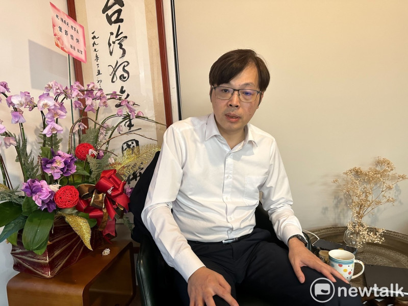  專訪台灣基進黨主席王興煥。 圖：朱蒲青／攝。 
