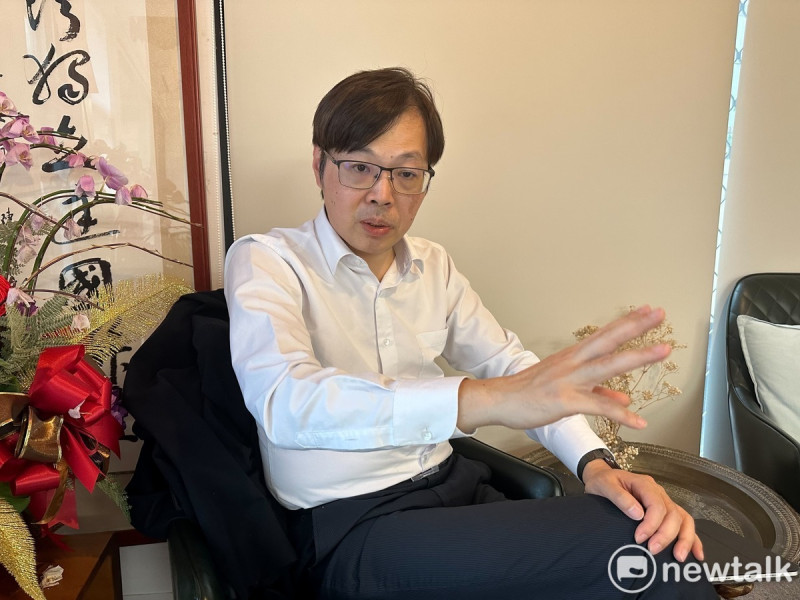  專訪台灣基進黨主席王興煥。 圖：朱蒲青／攝。 