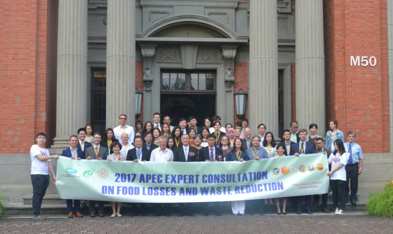農委會今(12)、明(13)兩天在國立臺灣大學舉辦「APEC降低糧食損失與浪費專家諮詢會議」。   圖：行政院農委會/提供