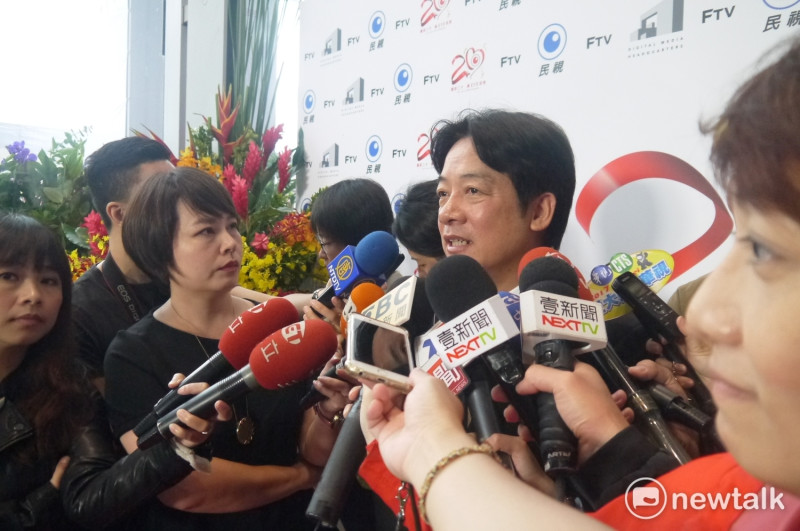 台南市長賴清德受訪時表示，中國並不可怕，可怕的是台灣人不團結。   圖：鍾孟軒/攝
